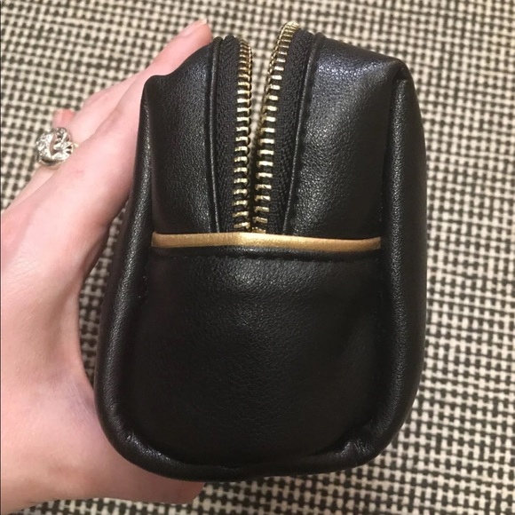 HOST PICK-  “may your eyeliner always be even.” Small zip pouch with pompom - Picture 6 of 8